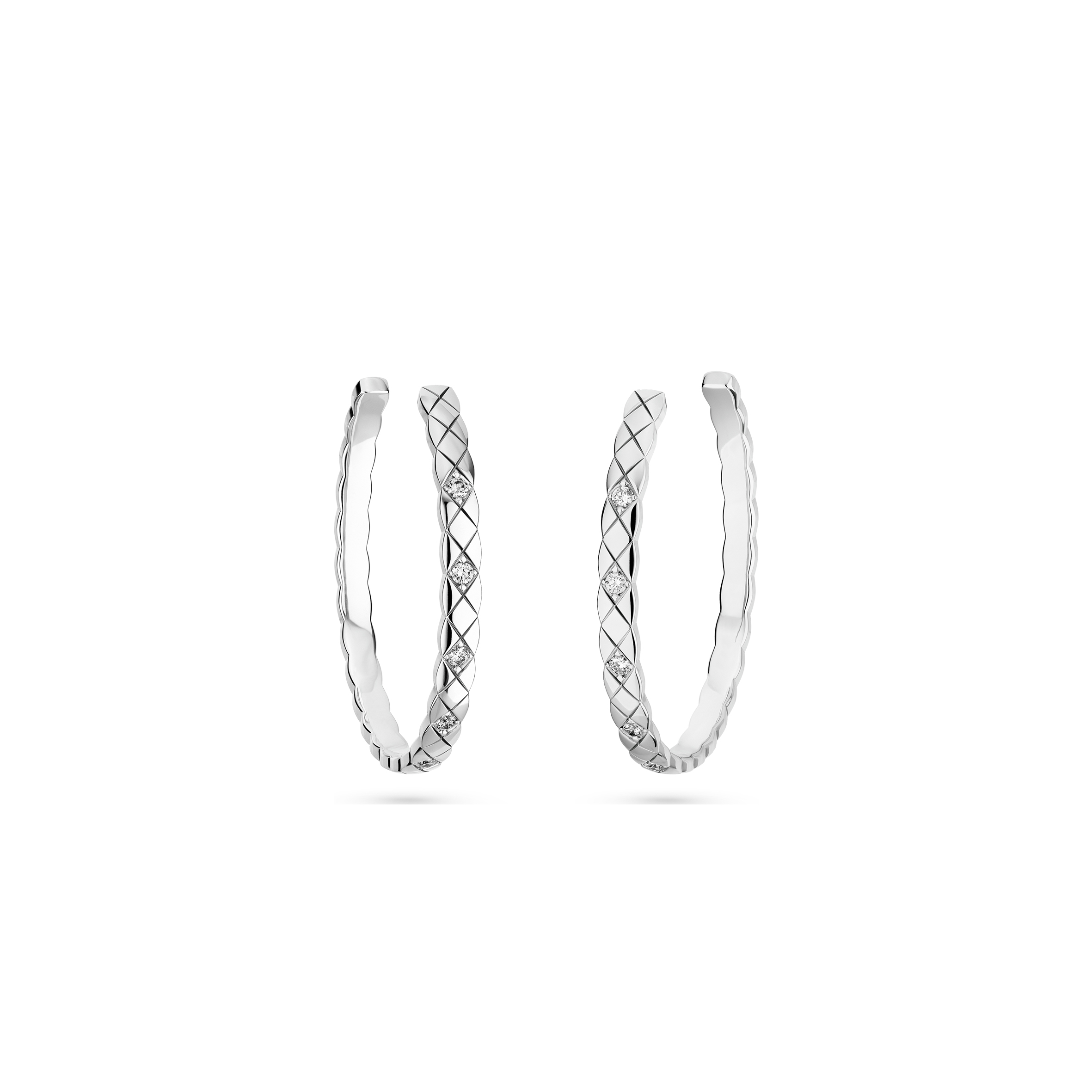 Ch*el coco crush hoop earrings j12094